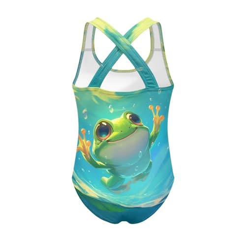 Image of Girls One Piece Swimsuits Size 5-14 Kawaii Gymnastics Leotard for Beach Vacations