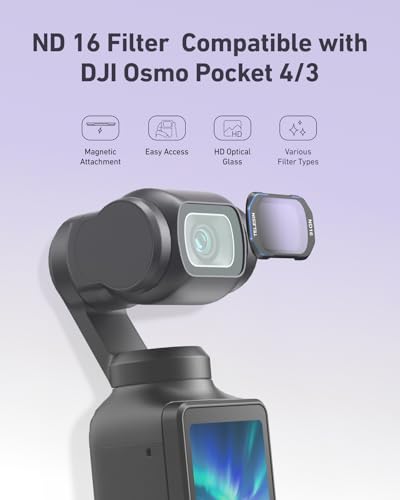 Filtre ND16 pour DJI Osmo Pocket 3 en verre multicouche TELESIN - 2
