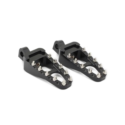 Repose-pieds de moto customisés, cales rotatives usinées noires durables pour Street Bob et Dyna