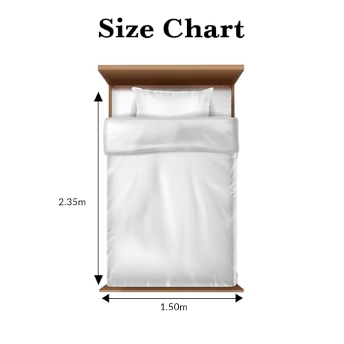 Image of Sassoon Dora (Fly) Digital Printed, Cotton Single Bedsheet, 300 TC, 1 Pillow Cover, Fade Resistant, Bedsheet for Kid's Bedroom, (1.50m X 2.35m)