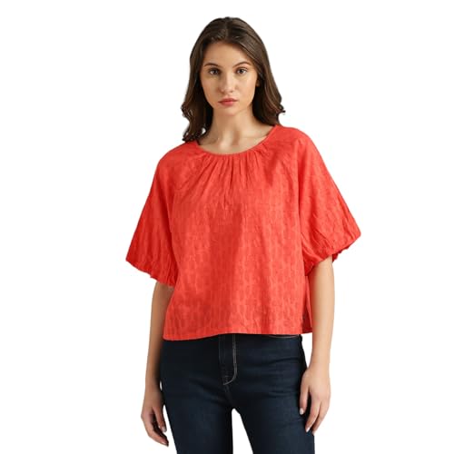 Image of Pepe Jeans Women's Cotton Floral Relaxed Fit T-Shirt