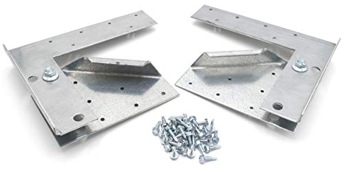Kit de bisagras CAPTIVE-AIRE para ventilador de extracción de campana de restaurante (para ventiladores con ruedas de 20" o menores o bases de 28" o menores) miniatura 1