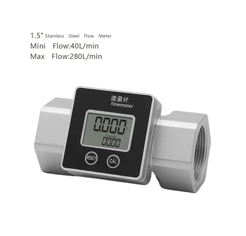 Débitmètre en acier inoxydable W120 1.5" de précision supérieure - 2
