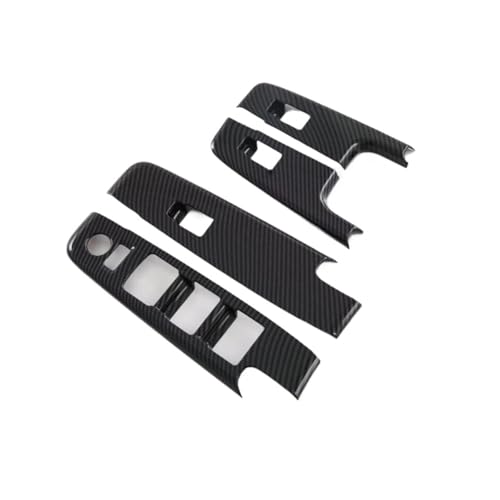 Window Glass Lift Switch Control Button Decoration Frame Cover Trim Fit for Isuzu MU-X muX 2022 2023 Car Accessories(Right)