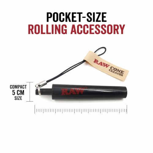 Image of RAW Cone Creator Rolling Tool, Plastic Cone Shaper for King Size & Small Rolls, Compact 5 cm Rolling Accessory (2)