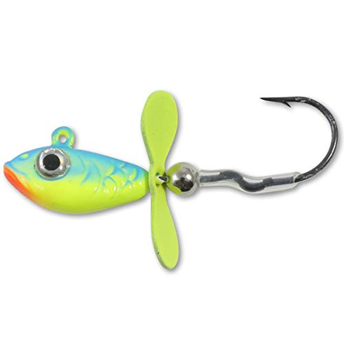 Northland Tackle Whistler Jig, Assorted Sizes and Colors, 1/4 Oz, Parrot