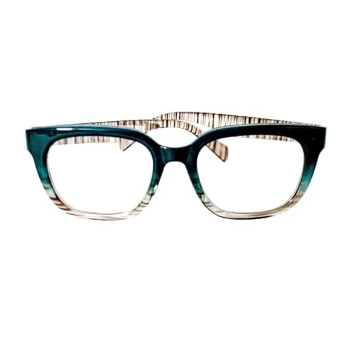 Armação Óculos Grau p/Perto Retangular Gatinho Azul Leopardo Para Leitura (+2.00)