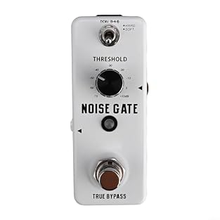 NOISE REDUCTION CONTROL: Rowin Noise Gate cuts unwanted hum and hiss from electric guitar signals while keeping tone clear for practice, recording, and live performance DUAL MODE SWITCHING: Hard and Soft modes let you shape aggressive or smooth noise...