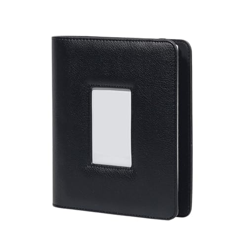 Album fotografico alla moda da 3 pollici con inserto vuoto tasca organizzatori elegante 3 pollici PU pelle per collezionista