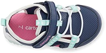 carter's Girls Metheor2 Sandal, Navy, 12 Little Kid | Image 4