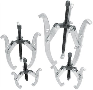 Gear Puller Set, 4 Pc, 3 Jaw