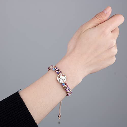Joycuff Tree Of Life Bead Bracelet Gifts For Women Birthday Anniversary Valentine's Day Thanksgiving Day Christmas Gifts For Wife From Husband To My Beautiful Wife Wrap Bracelet For Her #TOP2