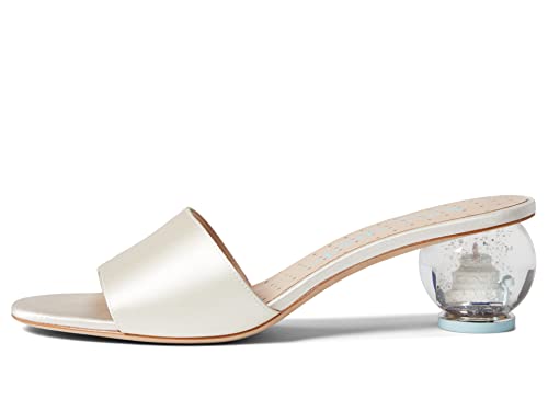 kate spade new york Women's Love Slide Sandals Heeled, Ivory Bridal, 7