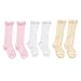 Pretyzoom Lot de 3 paires de chaussettes longues anti-moustique pour bébé (couleurs assorties)