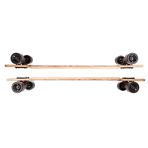 Apollo Twin-Tip Drop-Thru Longboard, Soul Bamboo, Flex 1-3, 101,8 cm (40inch) x 24 cm (9,5inch)