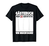 Geburtstag Party Herren Bekleidung Gästeliste Deko