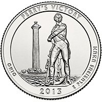 2013-D Perry's Victory and International Peace Memorial, OH, Quarter - Single Coin
