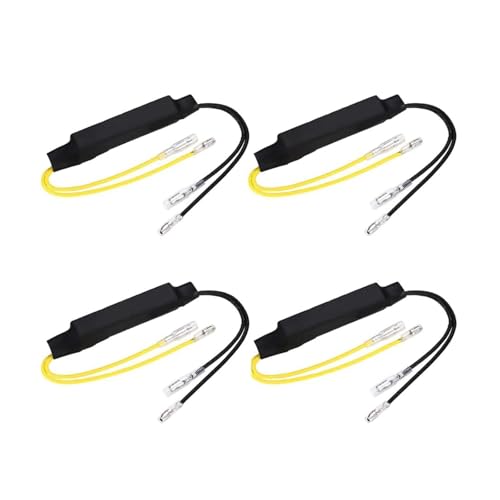 NIYATA 4Pcs Resistance Clignotant LED Moto,Clignotant Moto LED 12V 30W 15Ω,LED Résistance De Charge pour Motos,VTT,Motos Tout-terrain,pour Voiture d'Origine...