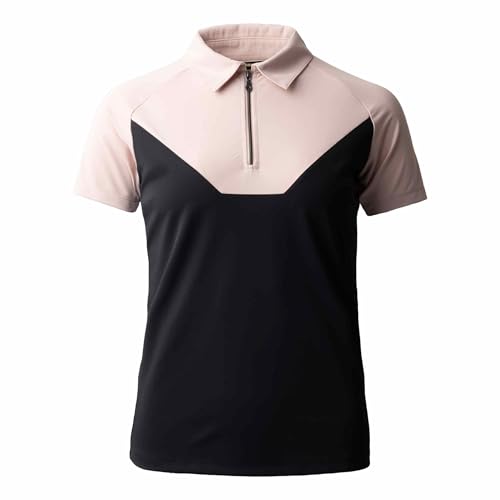 B Vertigo Giselle Womens Technical Polo Shirt - Black Beauty - 28