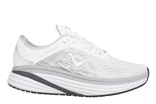 MBT M-3000 Lace Up Running Shoes in White for Men