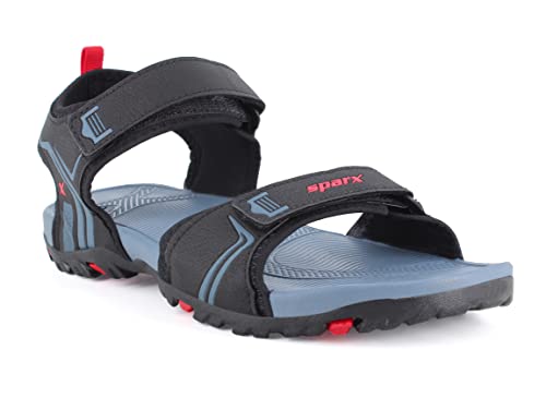 Image of Sparx Men's Sandal, Black Bluish Grey, 6 UK