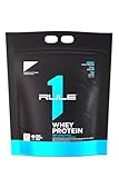 Rule 1 Proteins Whey Protein – 24g Fast-Acting Protein from All-Whey Sources with Naturally Occurring EAAs & BCAAs for Workout Recovery or Anytime Use (10 Pounds, Vanilla Ice Cream)