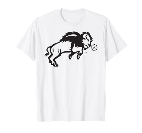 North Dakota State Bison Two Tone White Officially Licensed T-Shirt