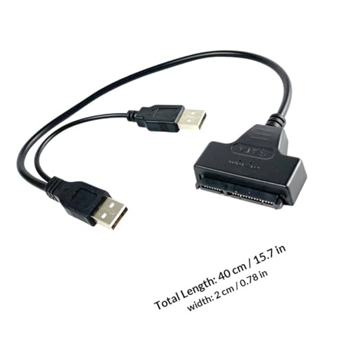 Cable de datos USB a Serial ATA 2.5 pulgadas 2 pcs miniatura 2