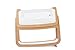 SnuzPod 4 Rocking Baby Bassinet Bedside Sleeper - Lightweight, Portable Bedside Bassinet, Lift Off Crib, Zip Down Wall, 3D Breathable Mattress, 6 Height Settings and Comfort Incline Mode, Natural
