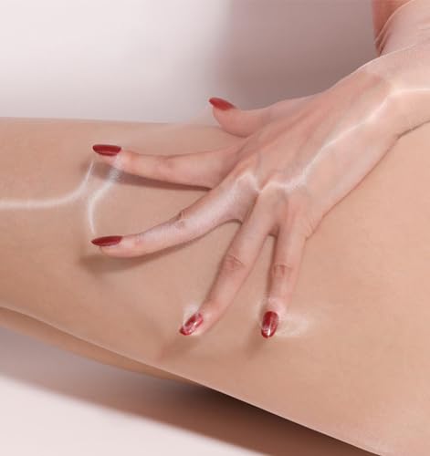 Women's Shiny Seamless Pantyhose Silk Sheer Tights 3D Oil Gloss Nylons Pantyhose4