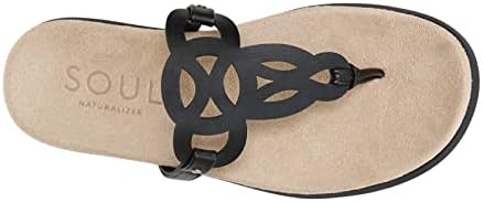 SOUL Naturalizer Women's Janice Thong Sandal Black 8 M | Image 4