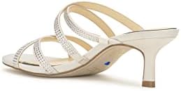 Jessica Simpson Women's Chanter High Heel Sandal Heeled, White, 8 | Image 6