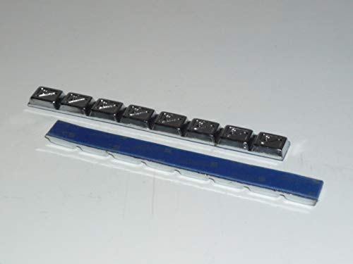 Hofmann Typ 706 Motorrad-Kleberiegel Blei 40g verchromt 20 Stück, Klebegewicht 980210-20