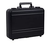 urecimy Aluminum Briefcase 18.1X13.8X4.5 Inch Metal Toolkit Box Family Medical Case Cash Suitcase Equipment Electronic Instruments Case with Foam