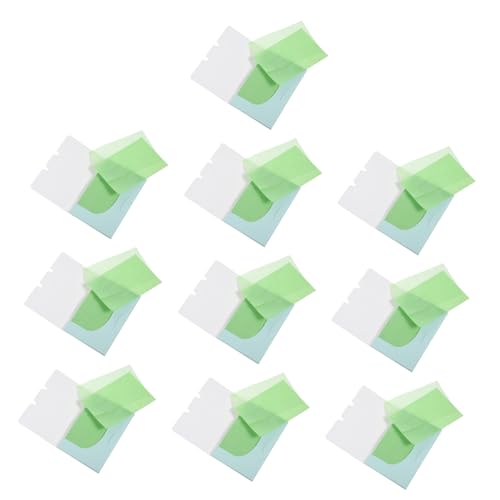 FOYTOKI 10 Boxes Oil Absorbing Sheets Facial Oil Blotters for Oily Skin 1000 Pcs
