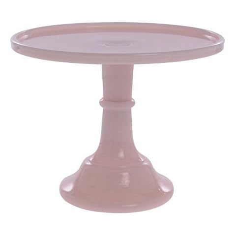 Mosser Glass 9" Footed Cake Plate - Crown Tuscan Cover