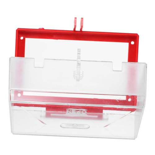 PRETYZOOM Switch Cover Protector Protective Indoor Electrical Push Transparent Buttons Covers Protection Lockout Safety Button Cover Clear Button Cover Security Elevator Button Locks Plastic