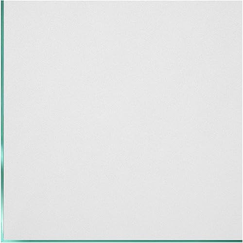 Image of Coavas Window Privacy Film Frosted Glass Static Clings, Decorative Bathroom Door Privacy Film Day and Night, Heat UV Blocking Anti-Glare Frosting Stickers Renter Non-Adhesive, 29.5 x 157.5 Inch, White