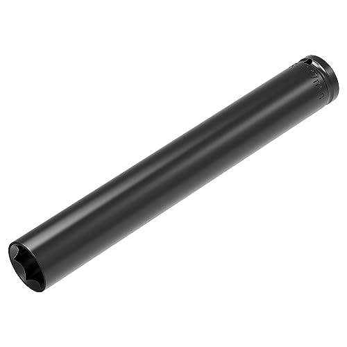 Image of 1 /2 Inch Drive by 17mm Deep Impact Socket, Heat-Treated CR-V Steel 8 Inch Length, 6-Point Metric Sizes