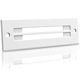 AC Infinity Ventilation Grille, for PC Computer AV Electronic Toe-Kick Cabinets, Replacement Grille for AIRPLATE S2, Slim Low-Profile, White