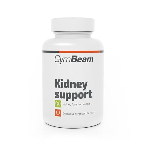 GymBeam Integratore Kidney Support - Salute e Supporto Renali con Coenzima Q10, Zinco, Estraiti di Mirtillo Rosso e Ortica - Cura Vie Urinarie, Disintossicazione, Adatto ai Vegani, 60 cps