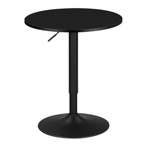 WOLTU Bartisch Stehtisch, höhenverstellbarer Tisch 70-91 cm,...