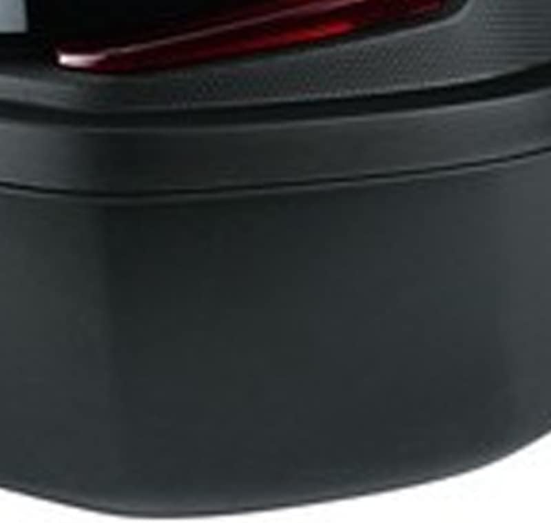 Semme Large Capacity Electric Vehicles Rear Box with Color Blocking Design for Motorcycles and Electromobiles Red (Silver White)