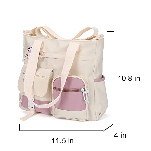 Phaoullzon CJB00022 Crossbody Cute Bag For Teens Kawaii Messenger Purse Nylon Shoulder Tote Bags thumb #4