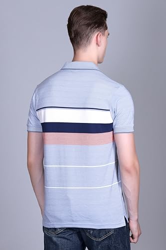 Image of SANE ORIGINALS Polo T-Shirt for Men with Pocket || Striped Polo for Men
