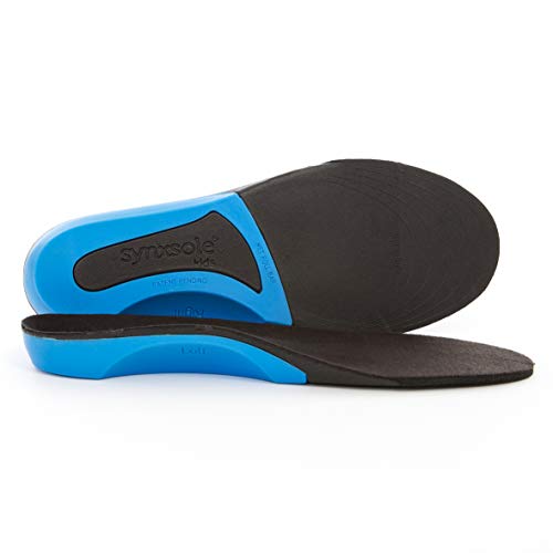SYNXBODY SynxSole Shoe Insoles for Kids as seen on Shark Tank - Plantar Fasciitis Arch Support Shoe Inserts for Kids. Gentle Support & Stability - Small, Size 9-11