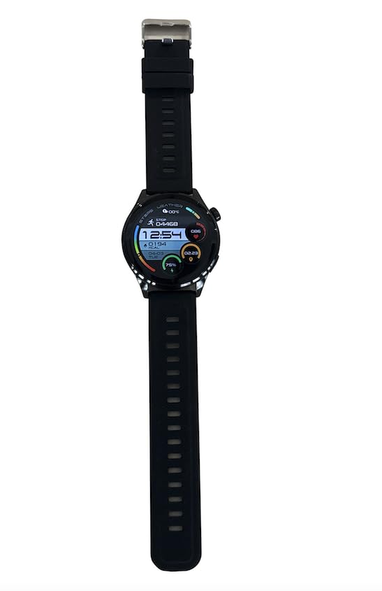HeliumDeploy WatchX Fusion - Smart Watch - Black