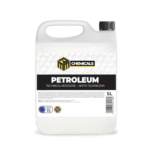 MRM Chemicals – Petroleum 1 x 5L – Hochreiner Brennstoff für Öllampen, Petroleumlampen, Laternen, Fackeln & Camping – Lampenöl gerucharm – Made in EU