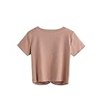 MakeMeChic-Womens-Summer-Crop-Top-Solid-Short-Sleeve-Twist-Front-Tee-T-Shirt