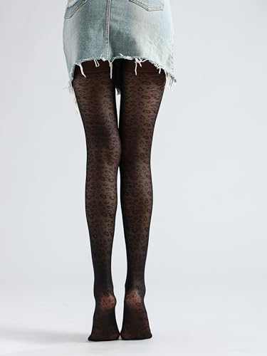 Image of Sahabowi Women Tights, Sheer High Waist Pantyhose, Vintage Control Top Stockings, Siwa6